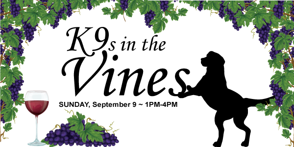 k9s in the vines announcement
