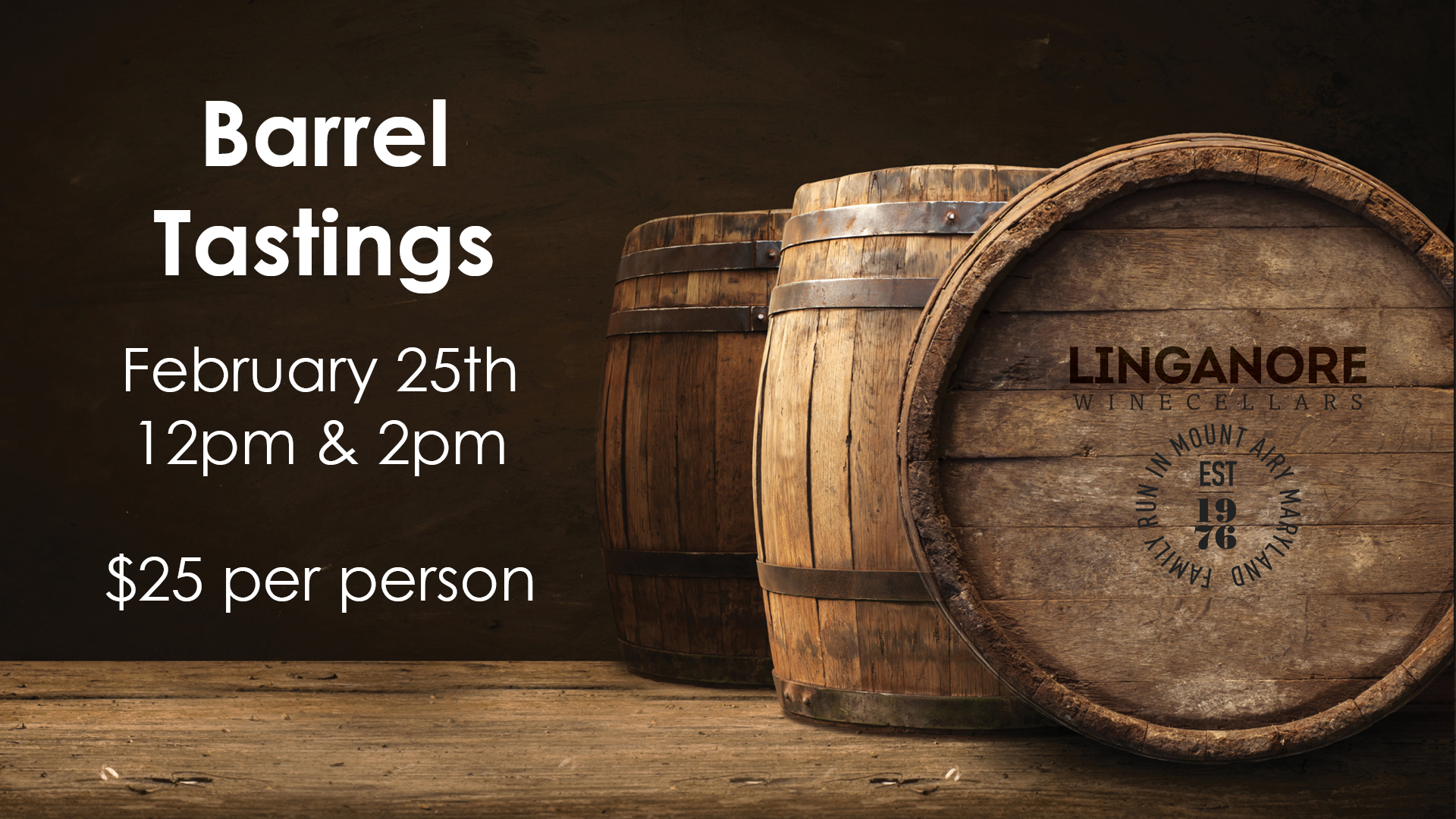 Barrel Tastings- Things to Do Frederick MD