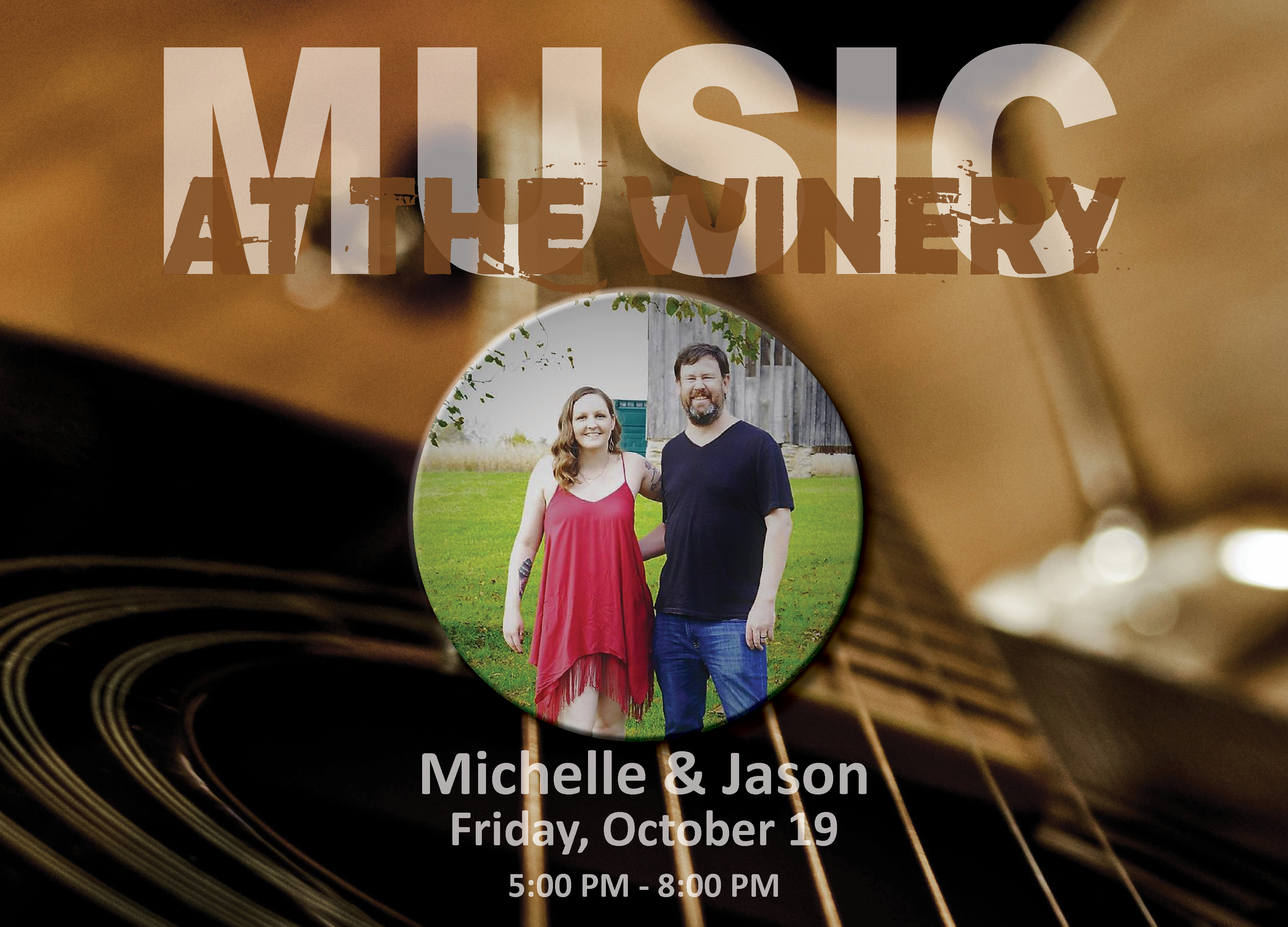 music at the winery with michelle and jason