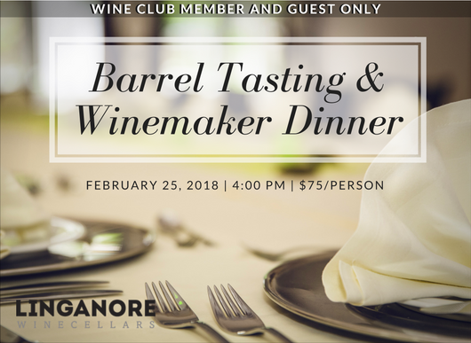 Barrel Tasting and Winemaker Dinner- Things to Do Frederick MD