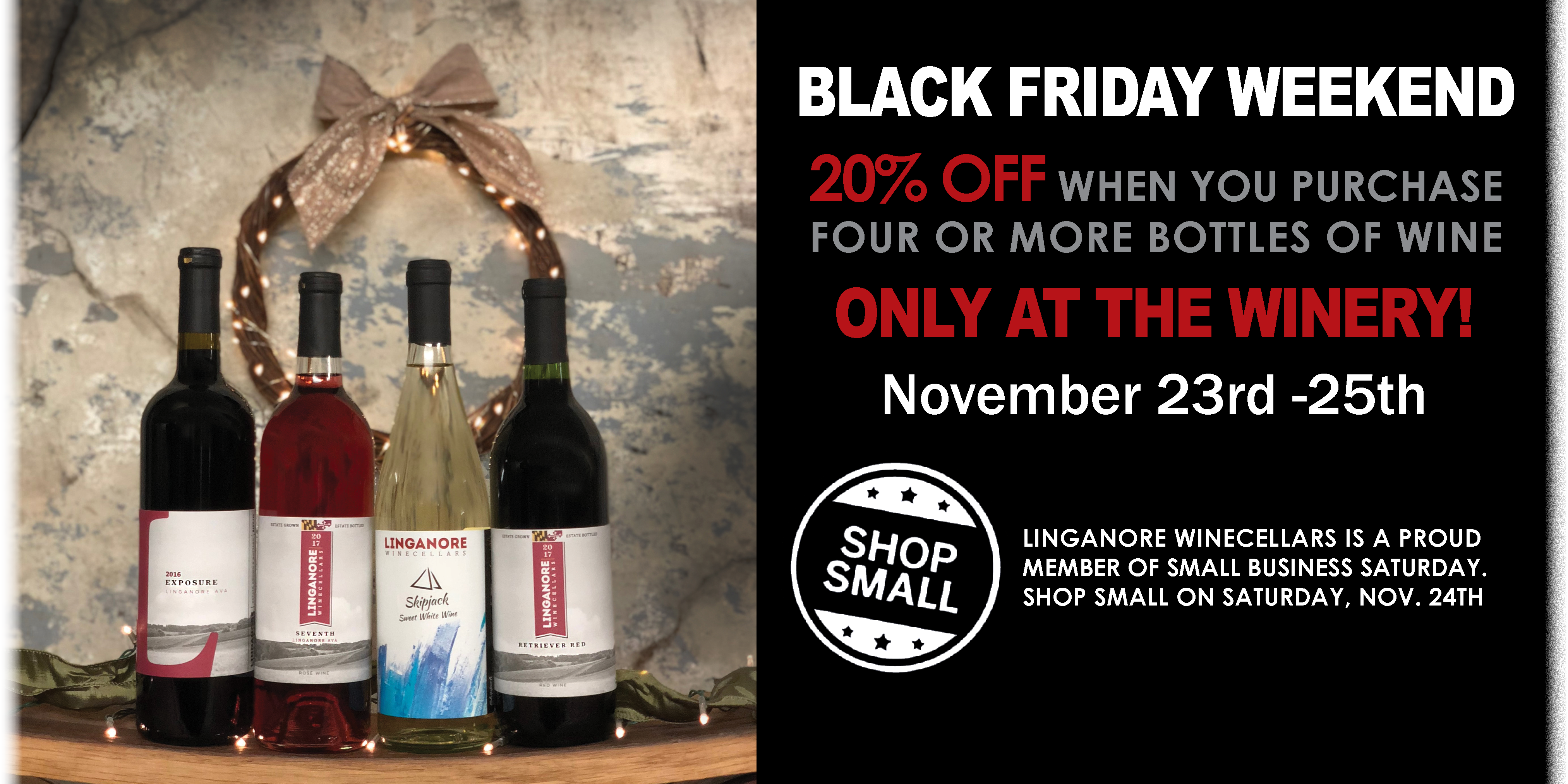 black friday discount announcement