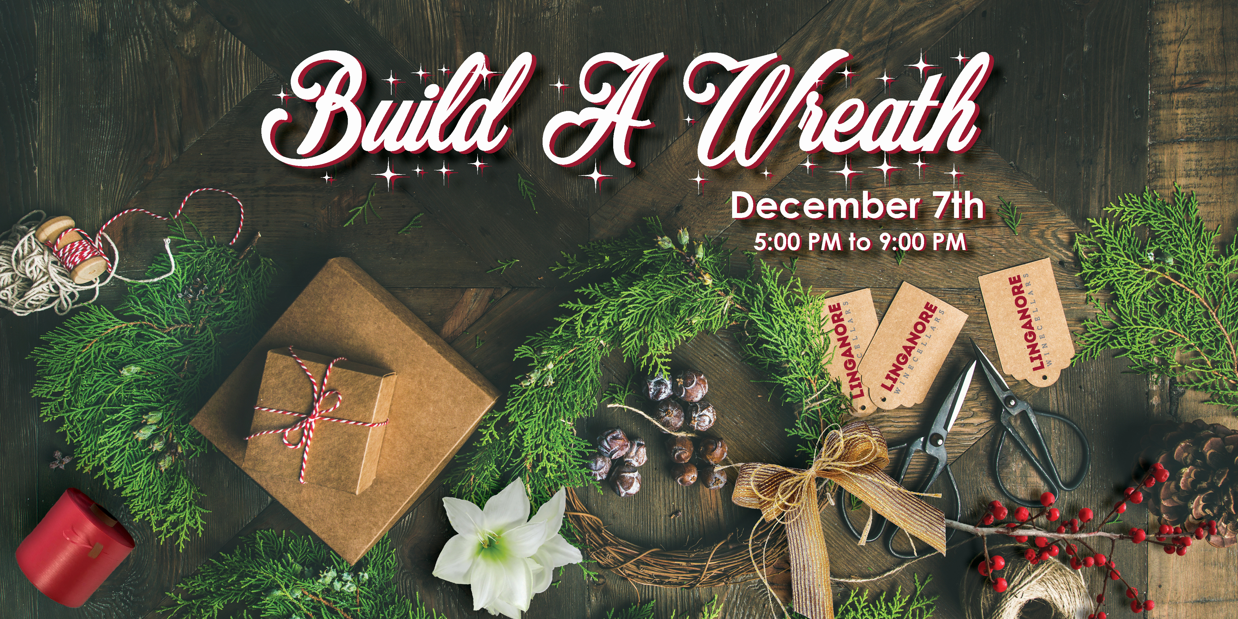 build a wreath event announcement