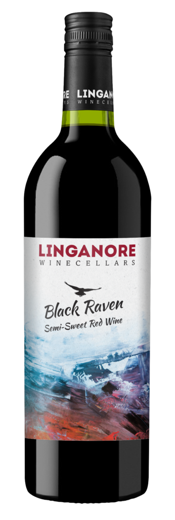 bottle of black raven