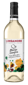 bottle of mango sangria