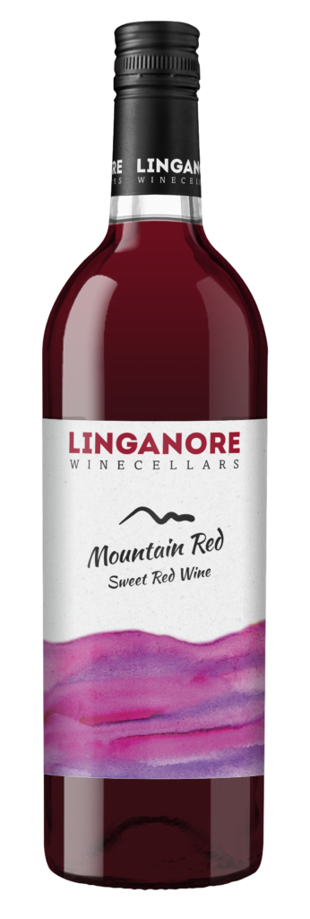 bottle of mountain red