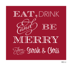 eat drink and be merry from sarah and chris