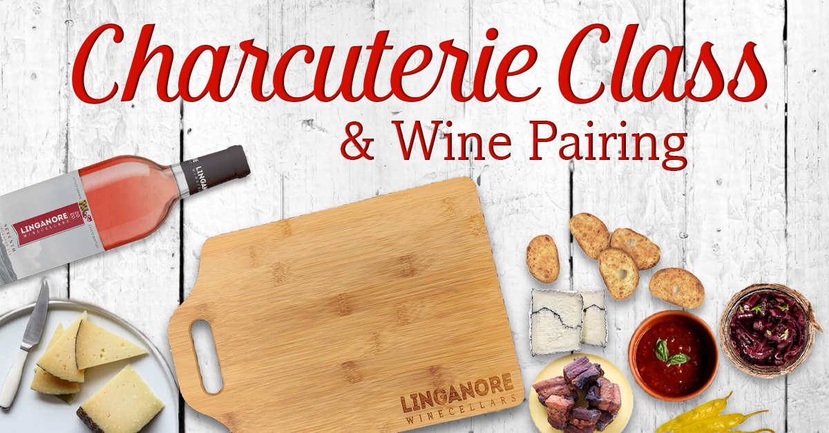 charcuterie and wine pairing class ad