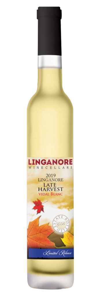 bottle of late harvest vidal blanc