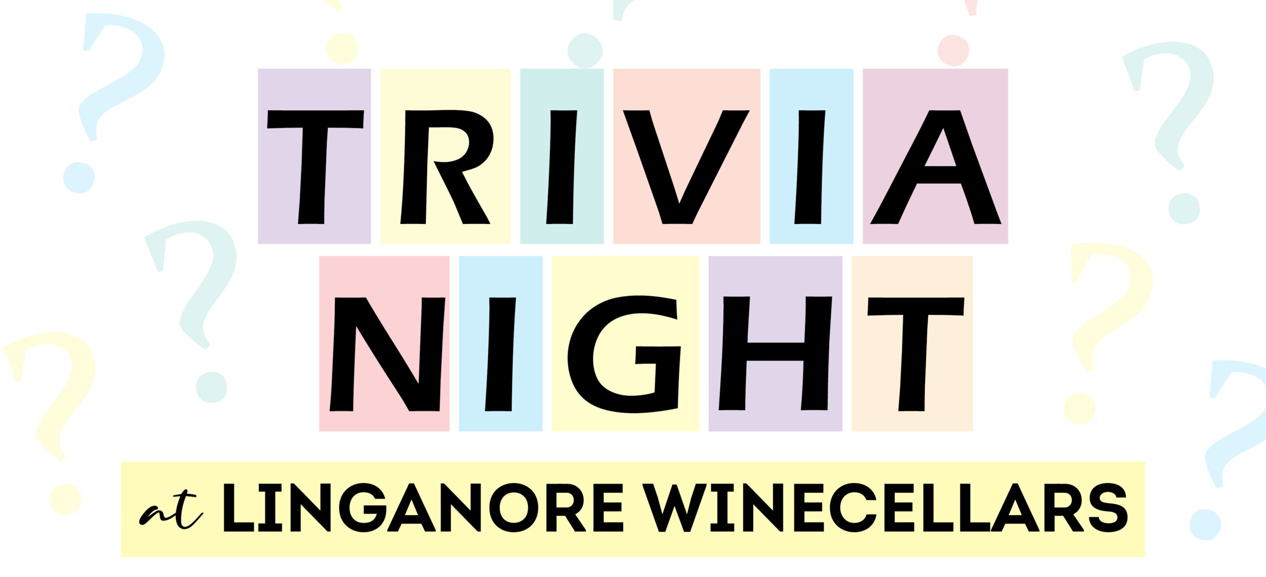 trivia night at linganore winecellars banner