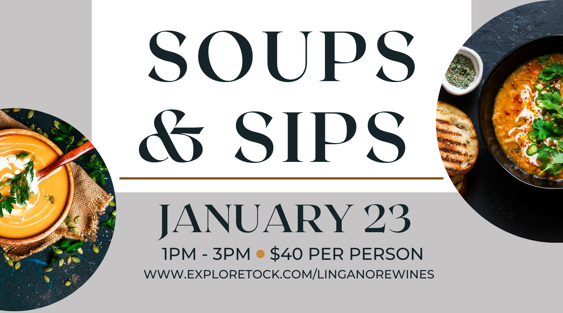 two bowls of homemade soup