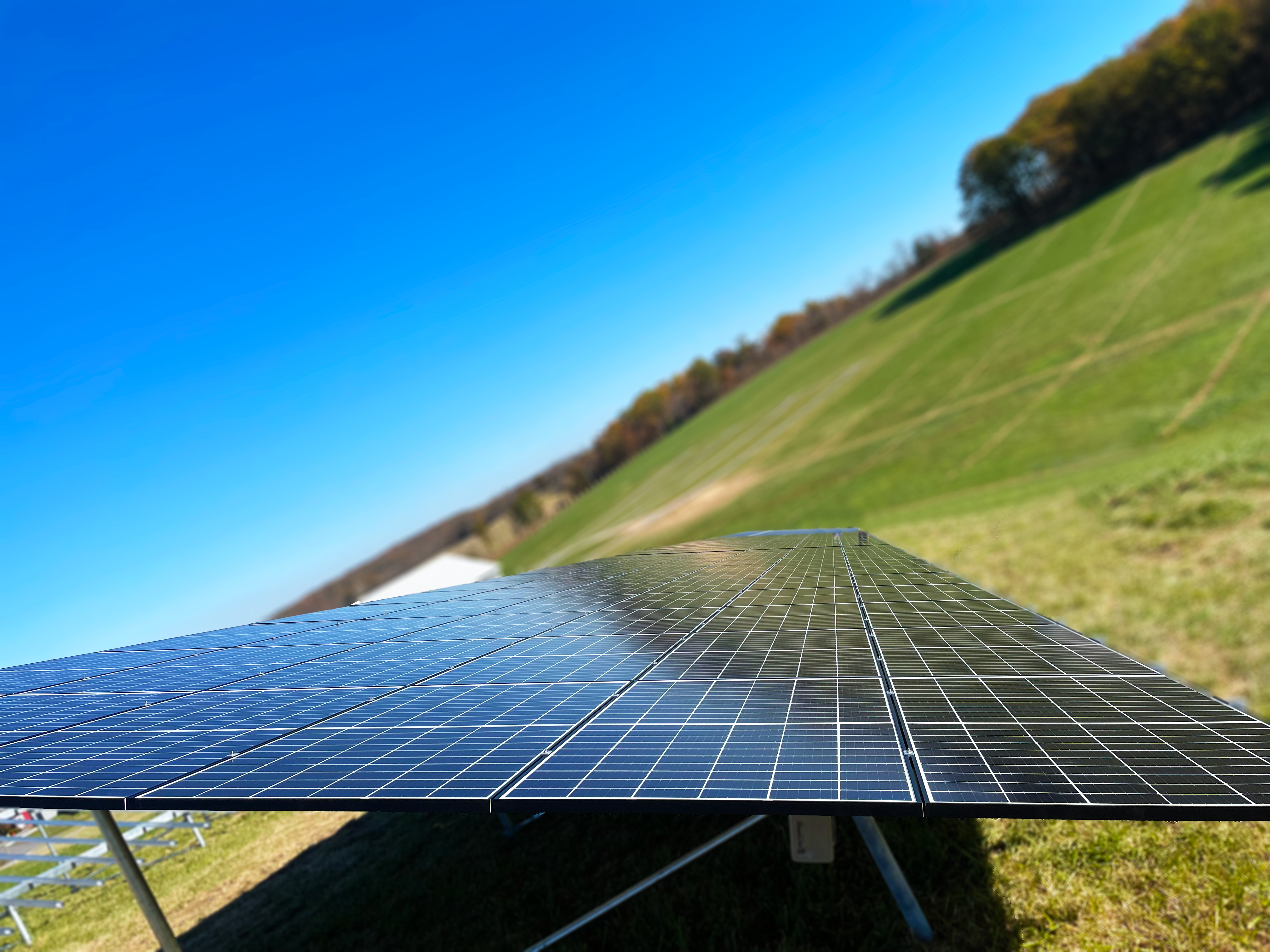 solar panels at linganore winecellars