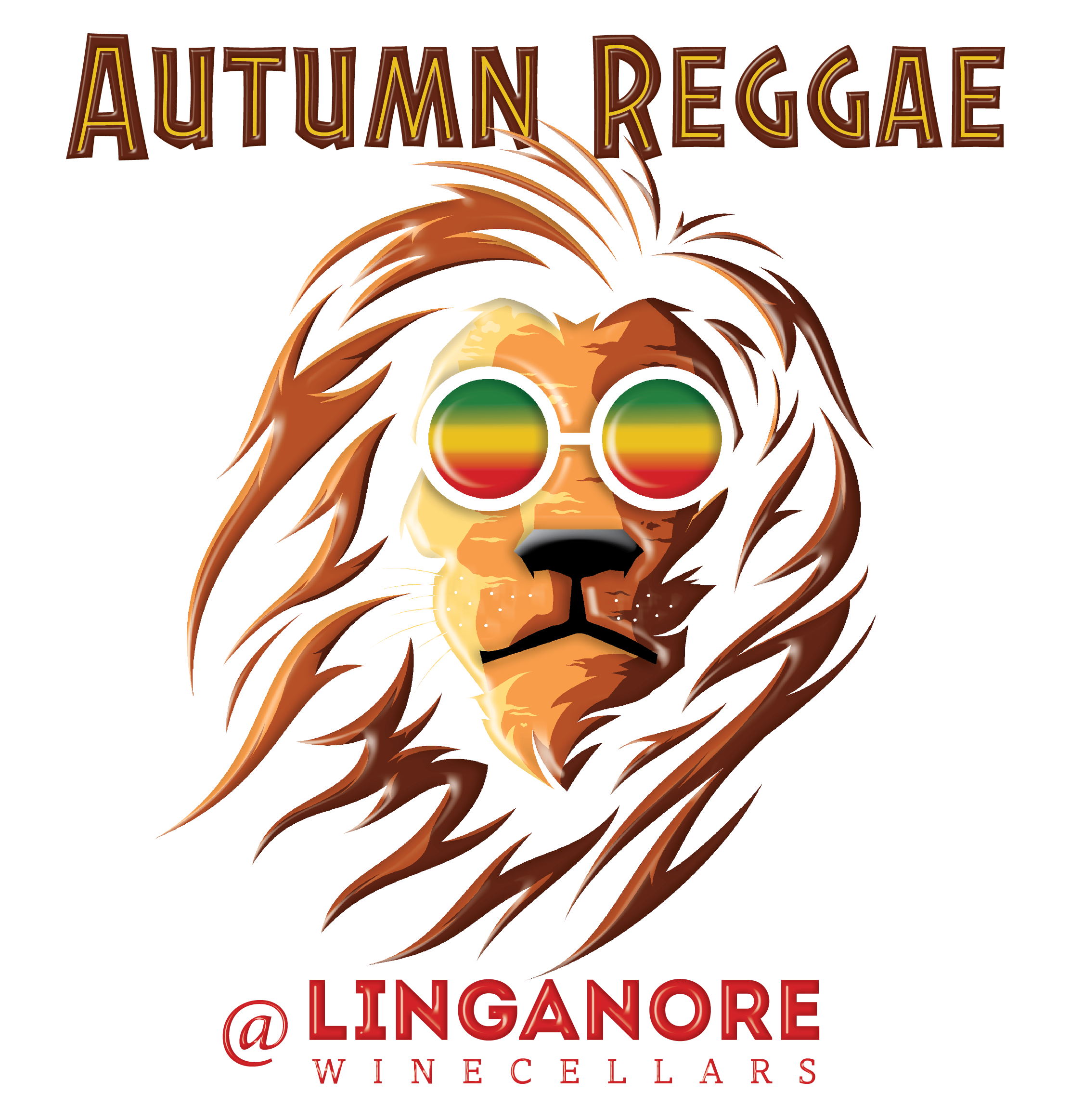 autumn reggae lion logo